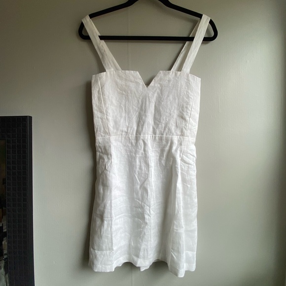 Posse White Linen Dress size s - Picture 1 of 4